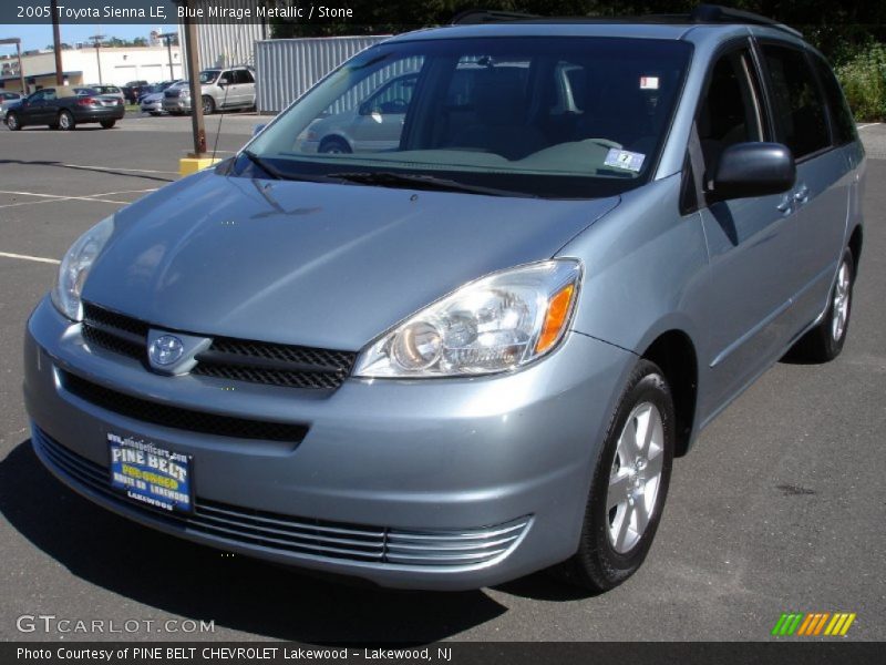 Blue Mirage Metallic / Stone 2005 Toyota Sienna LE
