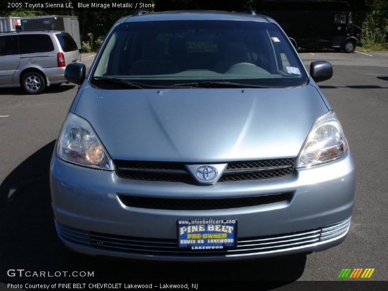 Blue Mirage Metallic / Stone 2005 Toyota Sienna LE