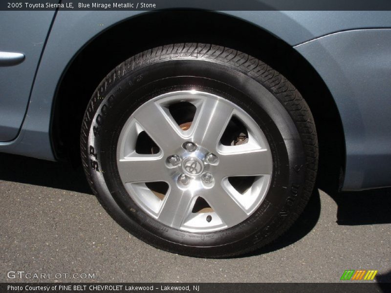 Blue Mirage Metallic / Stone 2005 Toyota Sienna LE