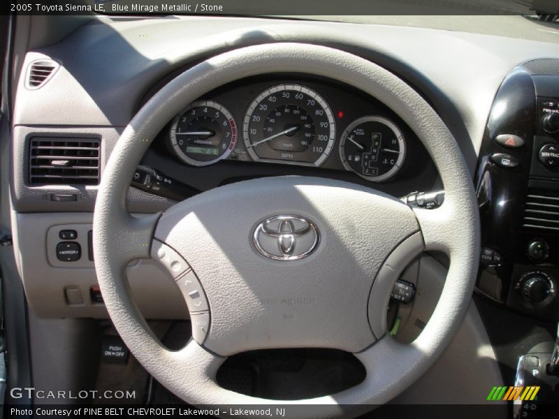Blue Mirage Metallic / Stone 2005 Toyota Sienna LE
