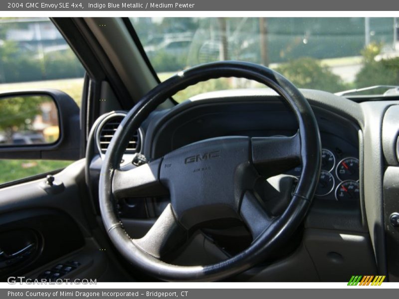Indigo Blue Metallic / Medium Pewter 2004 GMC Envoy SLE 4x4