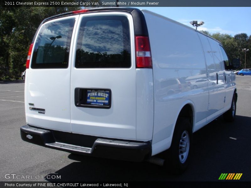 Summit White / Medium Pewter 2011 Chevrolet Express 2500 Extended Cargo Van