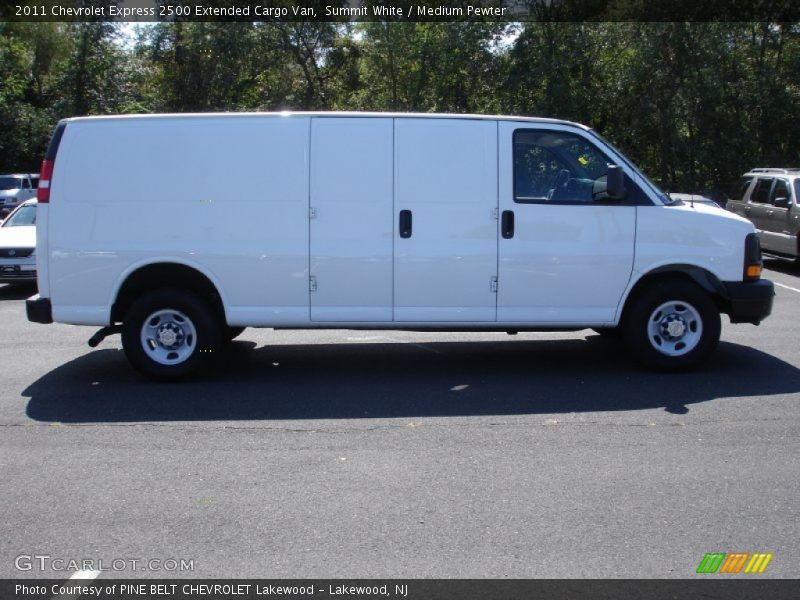 Summit White / Medium Pewter 2011 Chevrolet Express 2500 Extended Cargo Van