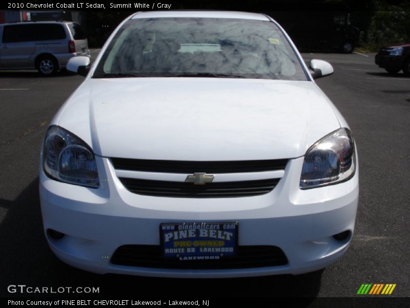 Summit White / Gray 2010 Chevrolet Cobalt LT Sedan