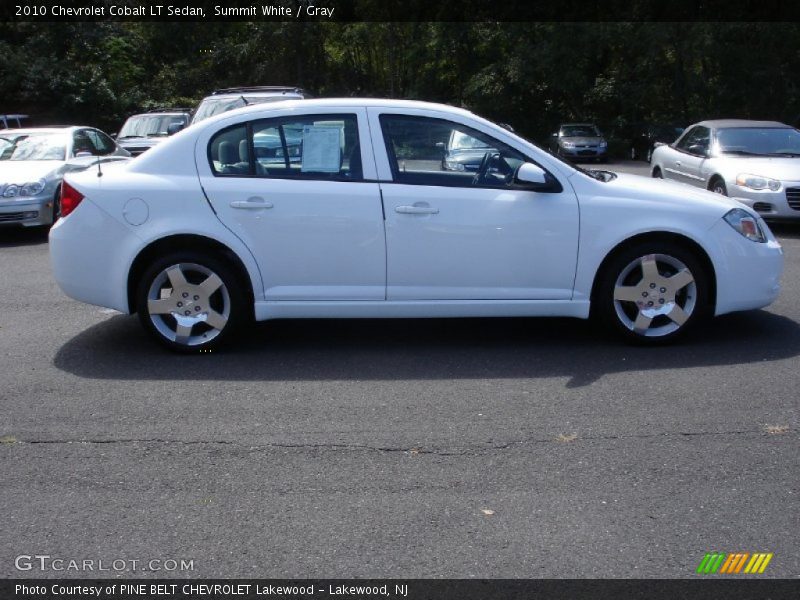 Summit White / Gray 2010 Chevrolet Cobalt LT Sedan