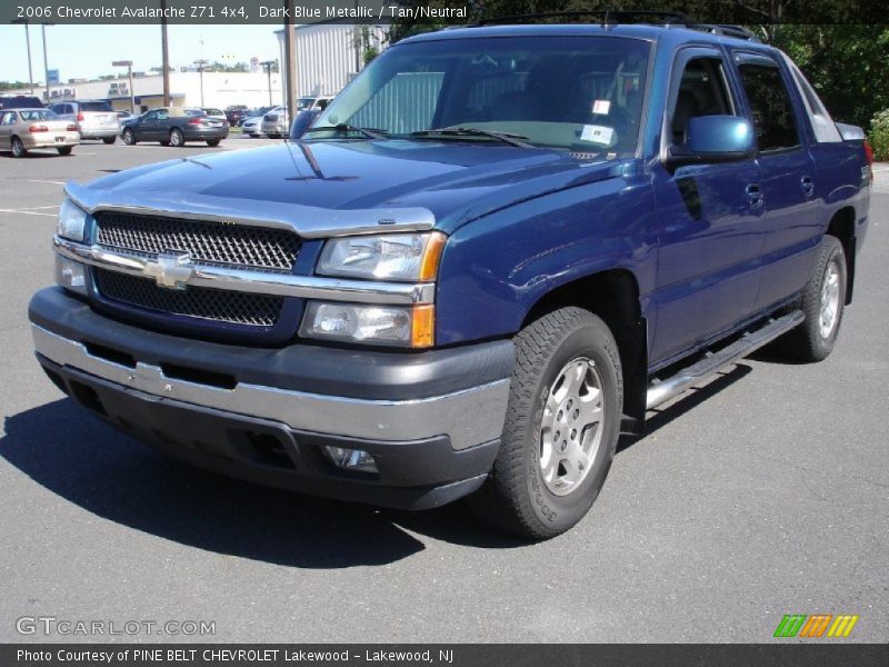 Dark Blue Metallic / Tan/Neutral 2006 Chevrolet Avalanche Z71 4x4