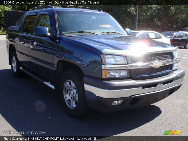 Dark Blue Metallic / Tan/Neutral 2006 Chevrolet Avalanche Z71 4x4