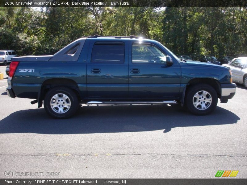 Dark Blue Metallic / Tan/Neutral 2006 Chevrolet Avalanche Z71 4x4