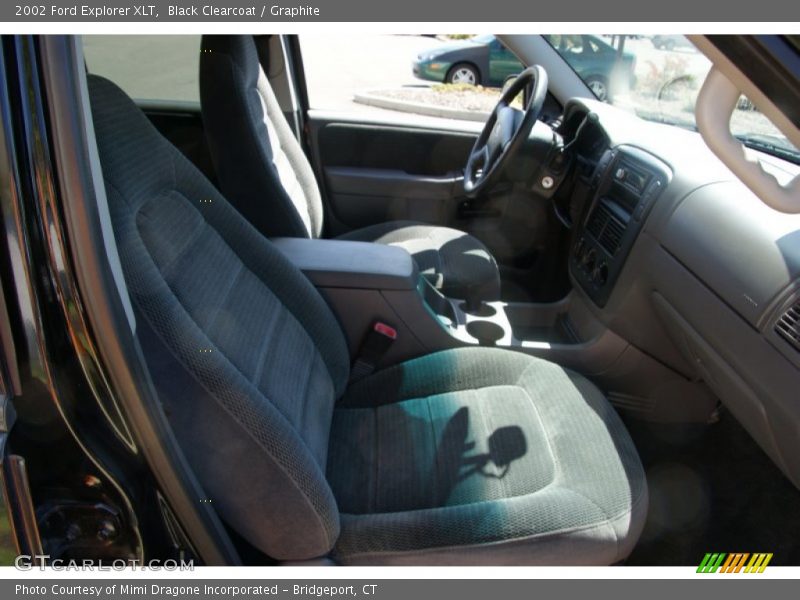 Black Clearcoat / Graphite 2002 Ford Explorer XLT