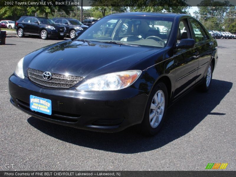 Black / Taupe 2002 Toyota Camry XLE V6
