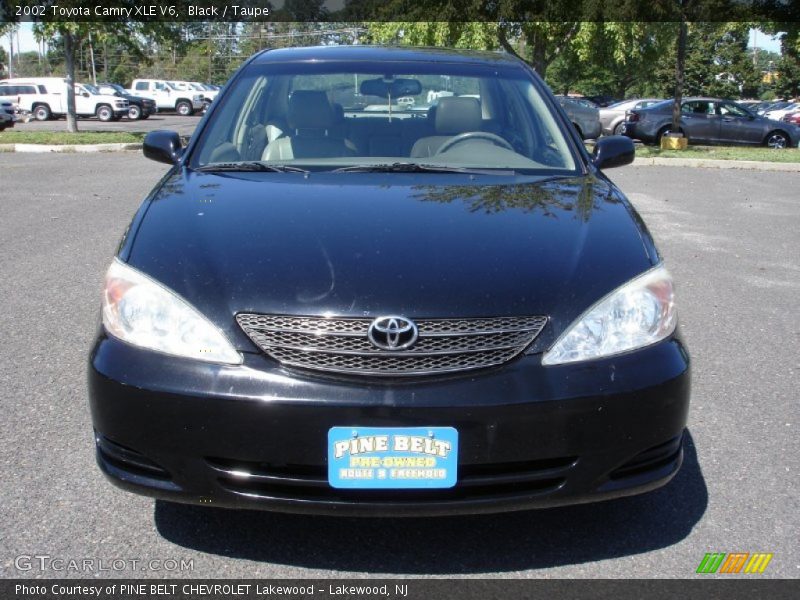 Black / Taupe 2002 Toyota Camry XLE V6