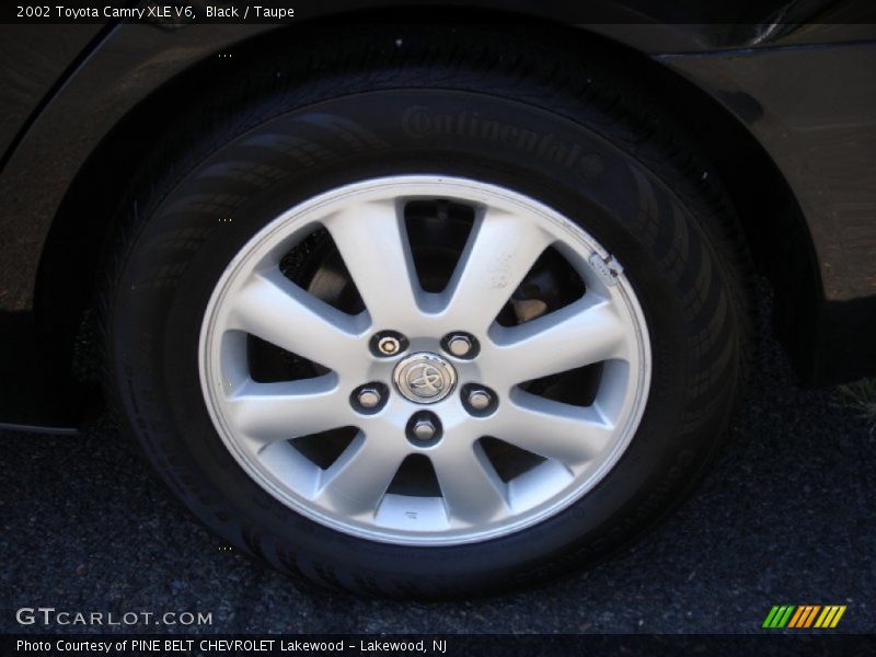 Black / Taupe 2002 Toyota Camry XLE V6