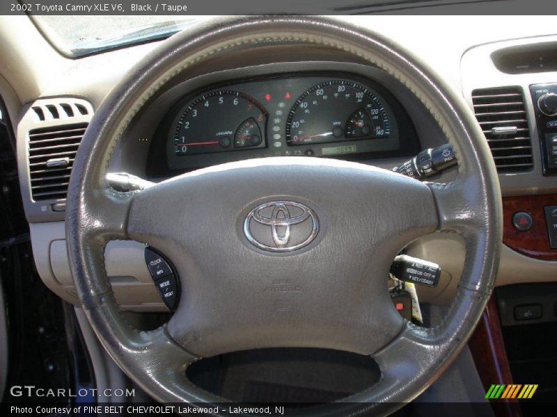 Black / Taupe 2002 Toyota Camry XLE V6