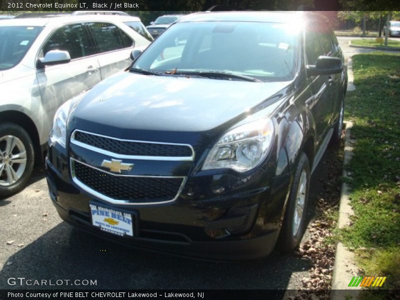 Black / Jet Black 2012 Chevrolet Equinox LT