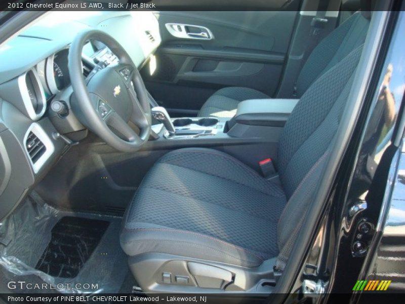 Black / Jet Black 2012 Chevrolet Equinox LS AWD