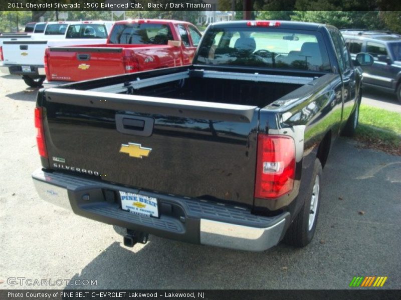 Black / Dark Titanium 2011 Chevrolet Silverado 1500 Extended Cab