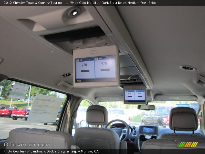 White Gold Metallic / Dark Frost Beige/Medium Frost Beige 2012 Chrysler Town & Country Touring - L