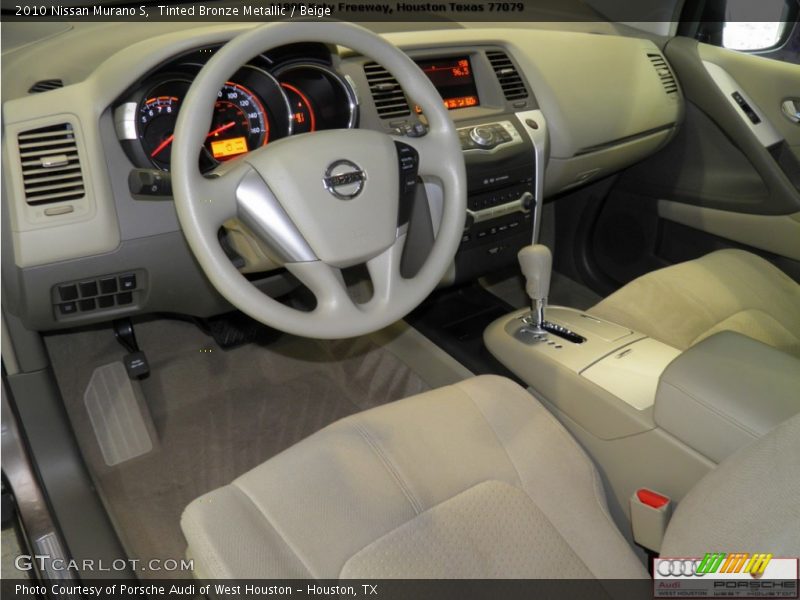 Tinted Bronze Metallic / Beige 2010 Nissan Murano S