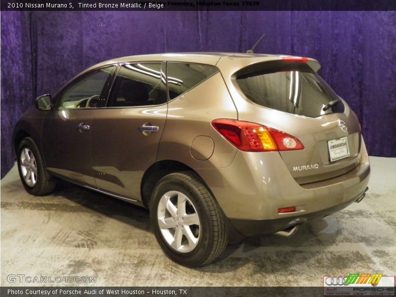Tinted Bronze Metallic / Beige 2010 Nissan Murano S