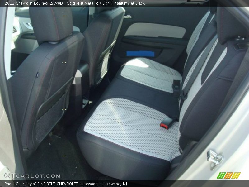Gold Mist Metallic / Light Titanium/Jet Black 2012 Chevrolet Equinox LS AWD