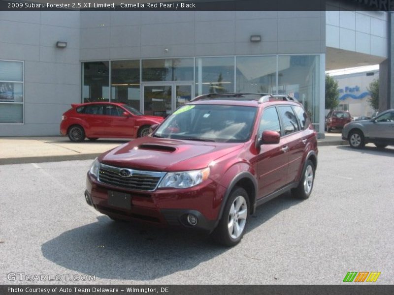 Camellia Red Pearl / Black 2009 Subaru Forester 2.5 XT Limited