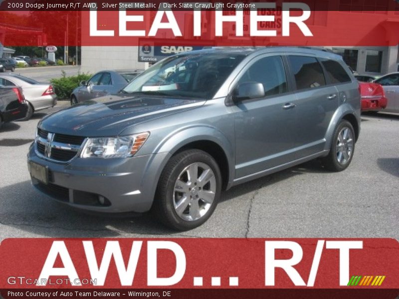 Silver Steel Metallic / Dark Slate Gray/Light Graystone 2009 Dodge Journey R/T AWD