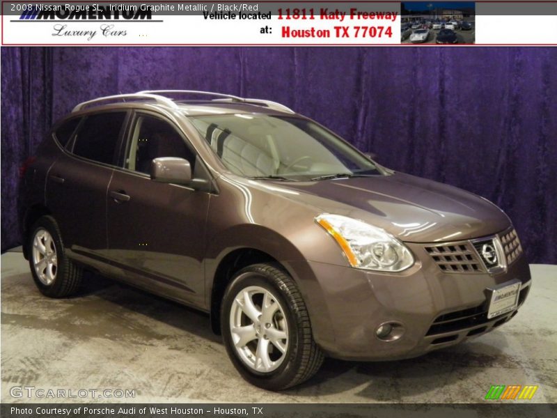 Iridium Graphite Metallic / Black/Red 2008 Nissan Rogue SL