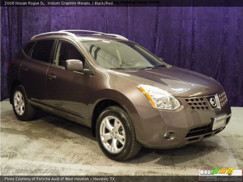 Iridium Graphite Metallic / Black/Red 2008 Nissan Rogue SL