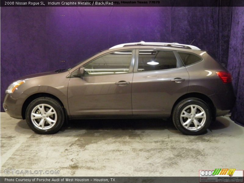 Iridium Graphite Metallic / Black/Red 2008 Nissan Rogue SL