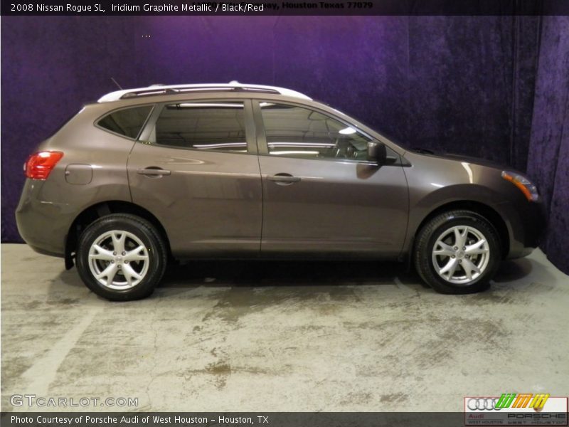 Iridium Graphite Metallic / Black/Red 2008 Nissan Rogue SL