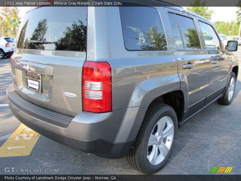 Mineral Gray Metallic / Dark Slate Gray 2011 Jeep Patriot Latitude