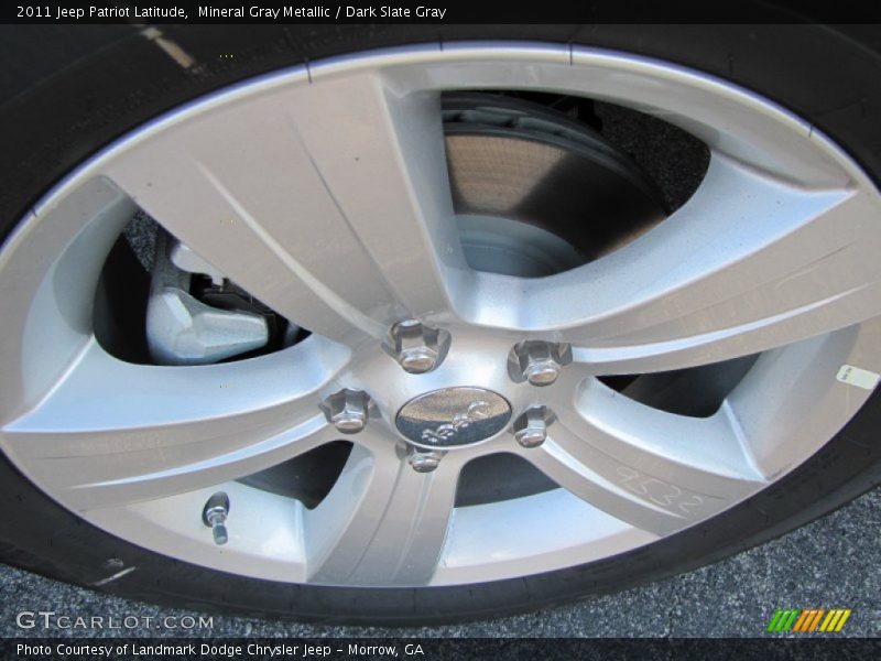 Mineral Gray Metallic / Dark Slate Gray 2011 Jeep Patriot Latitude
