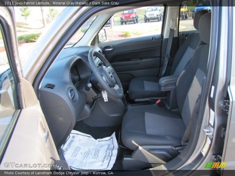 Mineral Gray Metallic / Dark Slate Gray 2011 Jeep Patriot Latitude