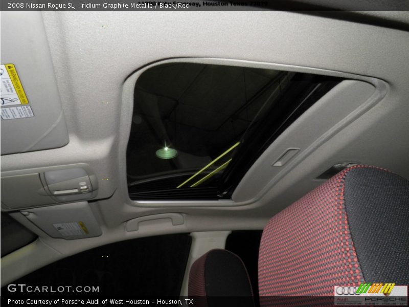 Iridium Graphite Metallic / Black/Red 2008 Nissan Rogue SL