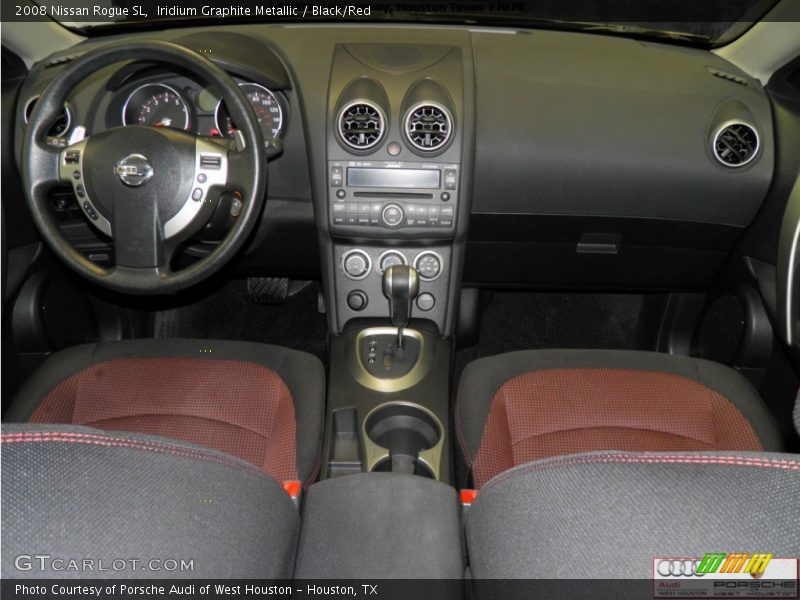 Iridium Graphite Metallic / Black/Red 2008 Nissan Rogue SL
