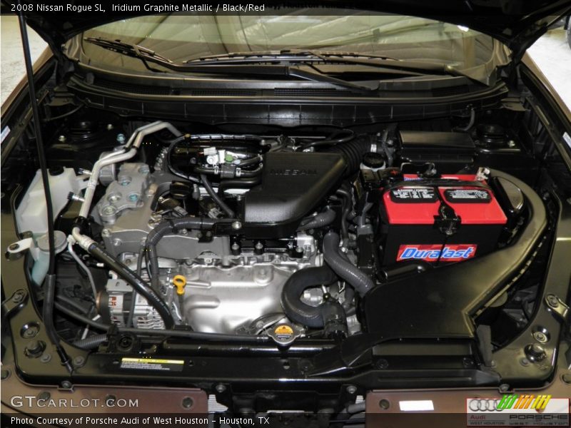 Iridium Graphite Metallic / Black/Red 2008 Nissan Rogue SL