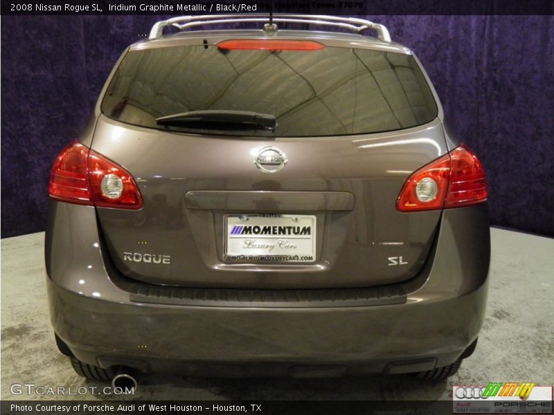 Iridium Graphite Metallic / Black/Red 2008 Nissan Rogue SL