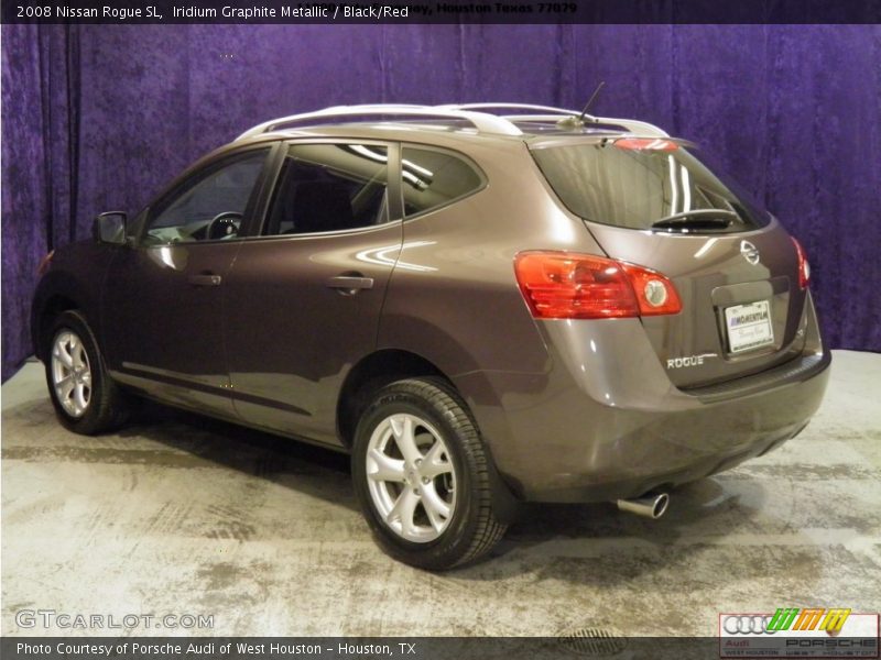 Iridium Graphite Metallic / Black/Red 2008 Nissan Rogue SL