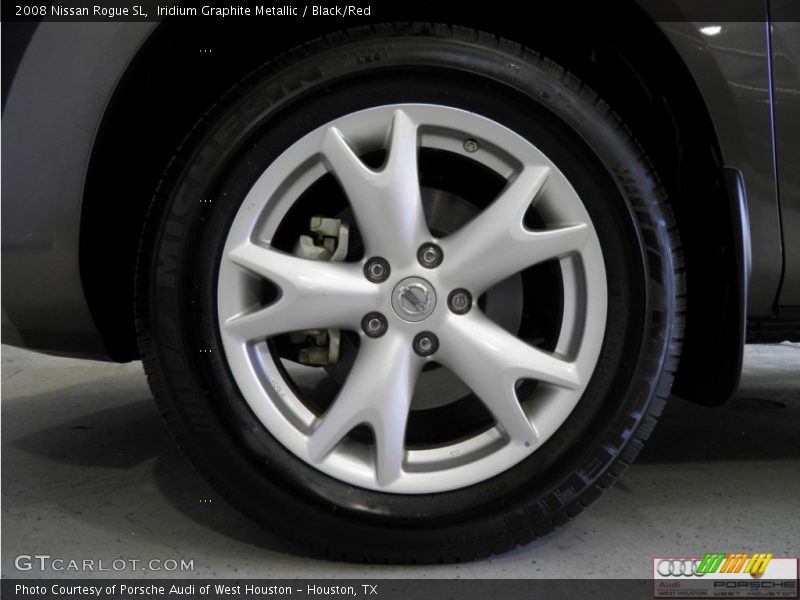 Iridium Graphite Metallic / Black/Red 2008 Nissan Rogue SL