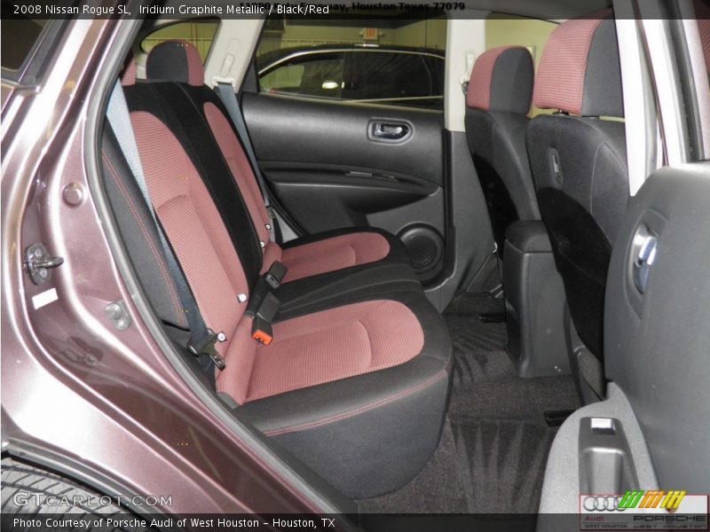 Iridium Graphite Metallic / Black/Red 2008 Nissan Rogue SL