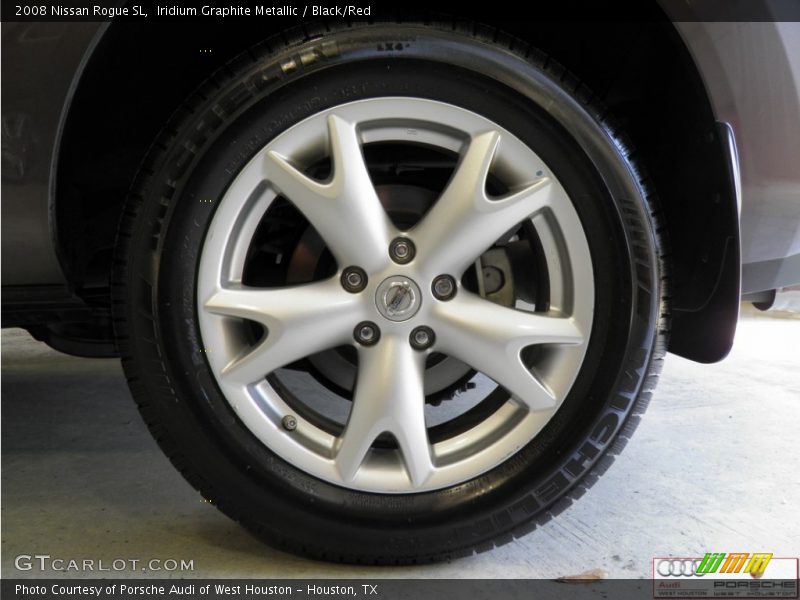 Iridium Graphite Metallic / Black/Red 2008 Nissan Rogue SL