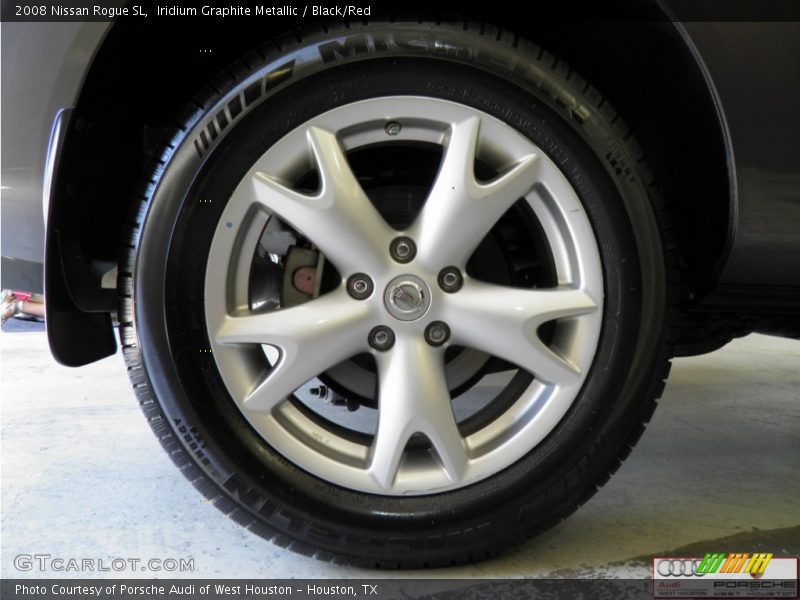 Iridium Graphite Metallic / Black/Red 2008 Nissan Rogue SL
