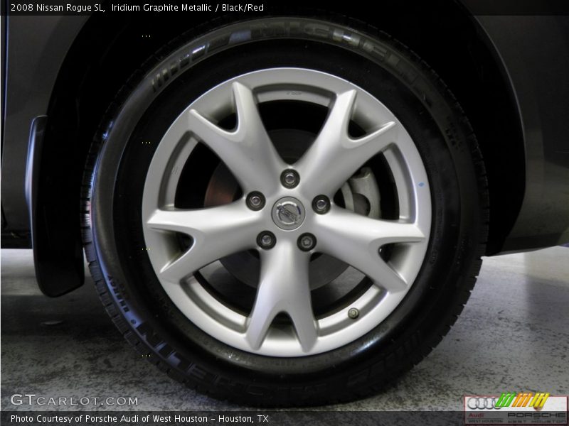 Iridium Graphite Metallic / Black/Red 2008 Nissan Rogue SL