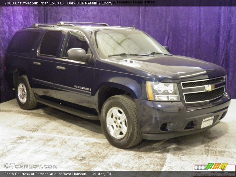 Dark Blue Metallic / Ebony 2008 Chevrolet Suburban 1500 LS