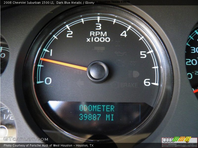 Dark Blue Metallic / Ebony 2008 Chevrolet Suburban 1500 LS