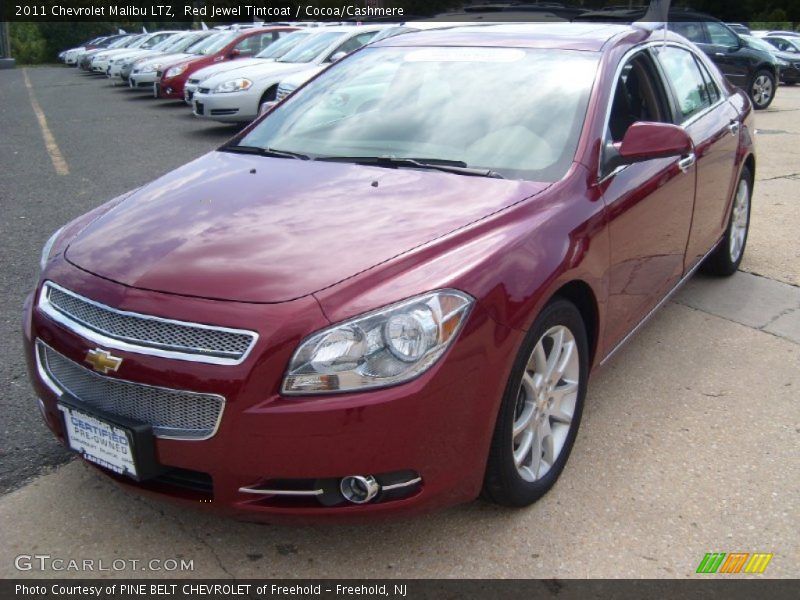 Red Jewel Tintcoat / Cocoa/Cashmere 2011 Chevrolet Malibu LTZ