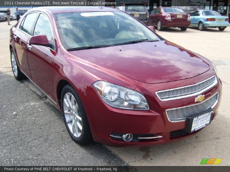 Red Jewel Tintcoat / Cocoa/Cashmere 2011 Chevrolet Malibu LTZ