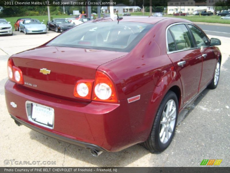 Red Jewel Tintcoat / Cocoa/Cashmere 2011 Chevrolet Malibu LTZ