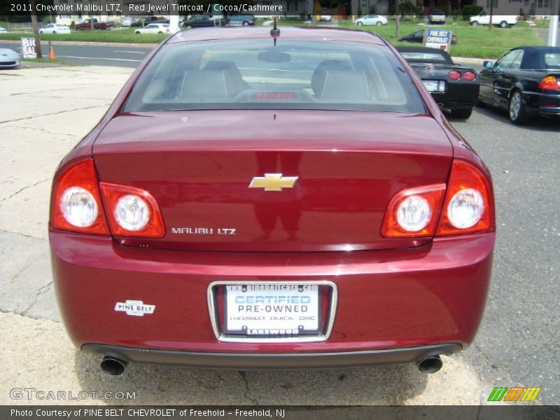 Red Jewel Tintcoat / Cocoa/Cashmere 2011 Chevrolet Malibu LTZ