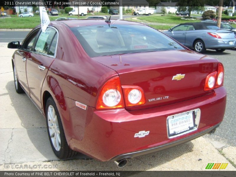 Red Jewel Tintcoat / Cocoa/Cashmere 2011 Chevrolet Malibu LTZ